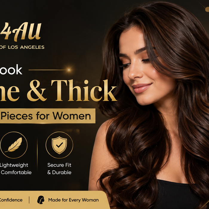 Let Your Hair Look Awesome & Thick With Human Hair Pieces for Women