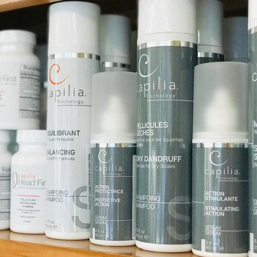 Capilia hair loss products