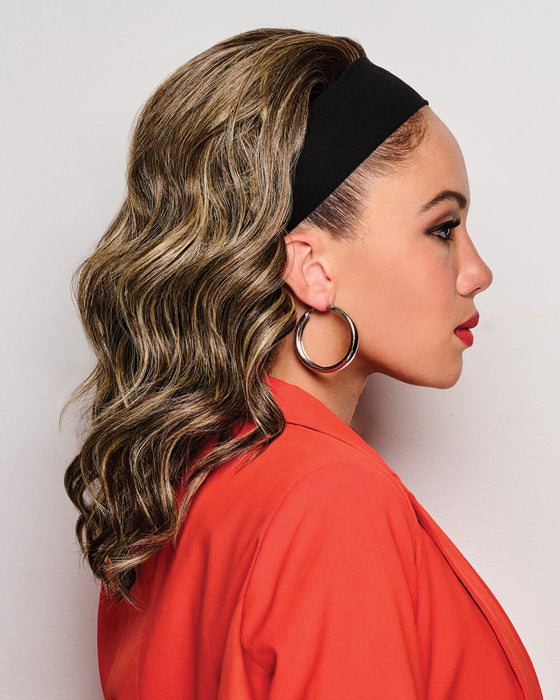 18″ Wavy Waves Headband Wig