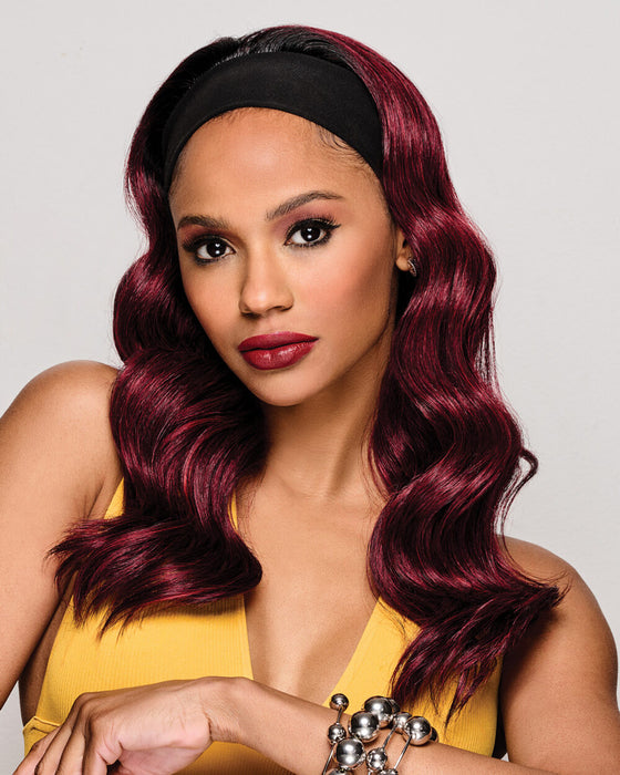 20″ Wavy Waves Headband Wig