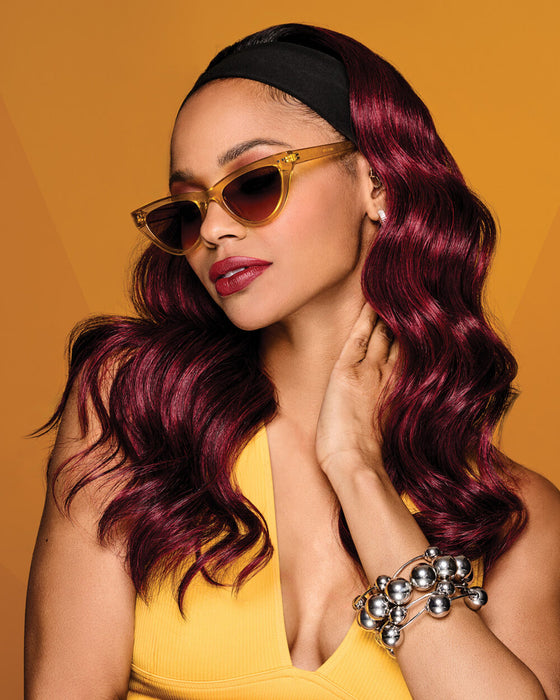 20″ Wavy Waves Headband Wig