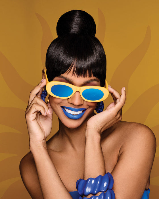 Sleek Style Bun & Bangs