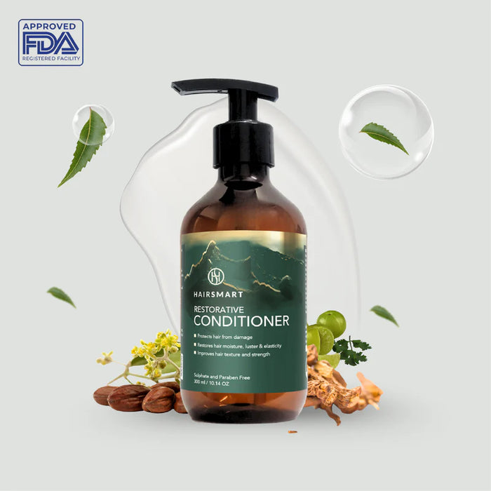Restorative Conditioner: Premium Ayurvedic Moisturizing Formula; 1LTR