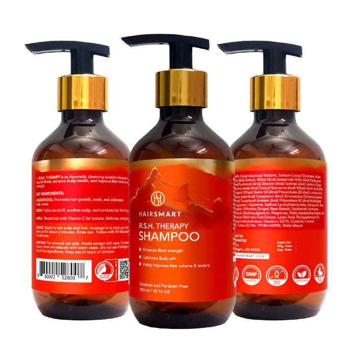 HairSmart RSH Therapy Shampoo: Ayurvedic Gentle Cleanser, 1 Ltr