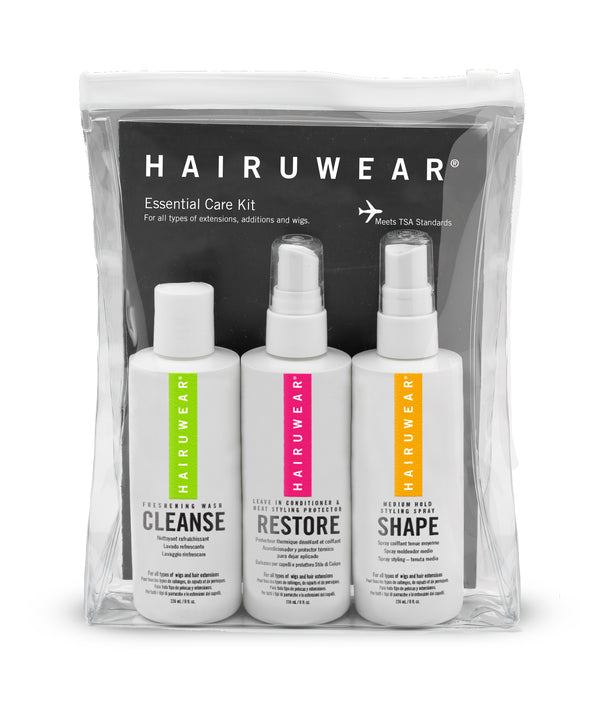 Essential Care Travel Kit  (3.4 oz. ea.:shampoo, conditioner, pump spray)