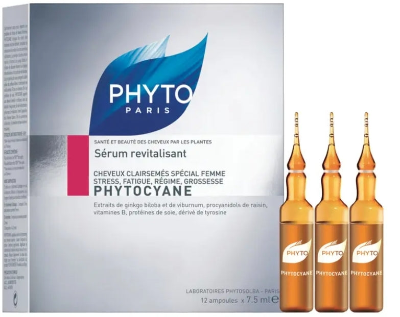 Phytocyane Revitalizing Serum (12 ampules x 0.25 Fl Oz each)